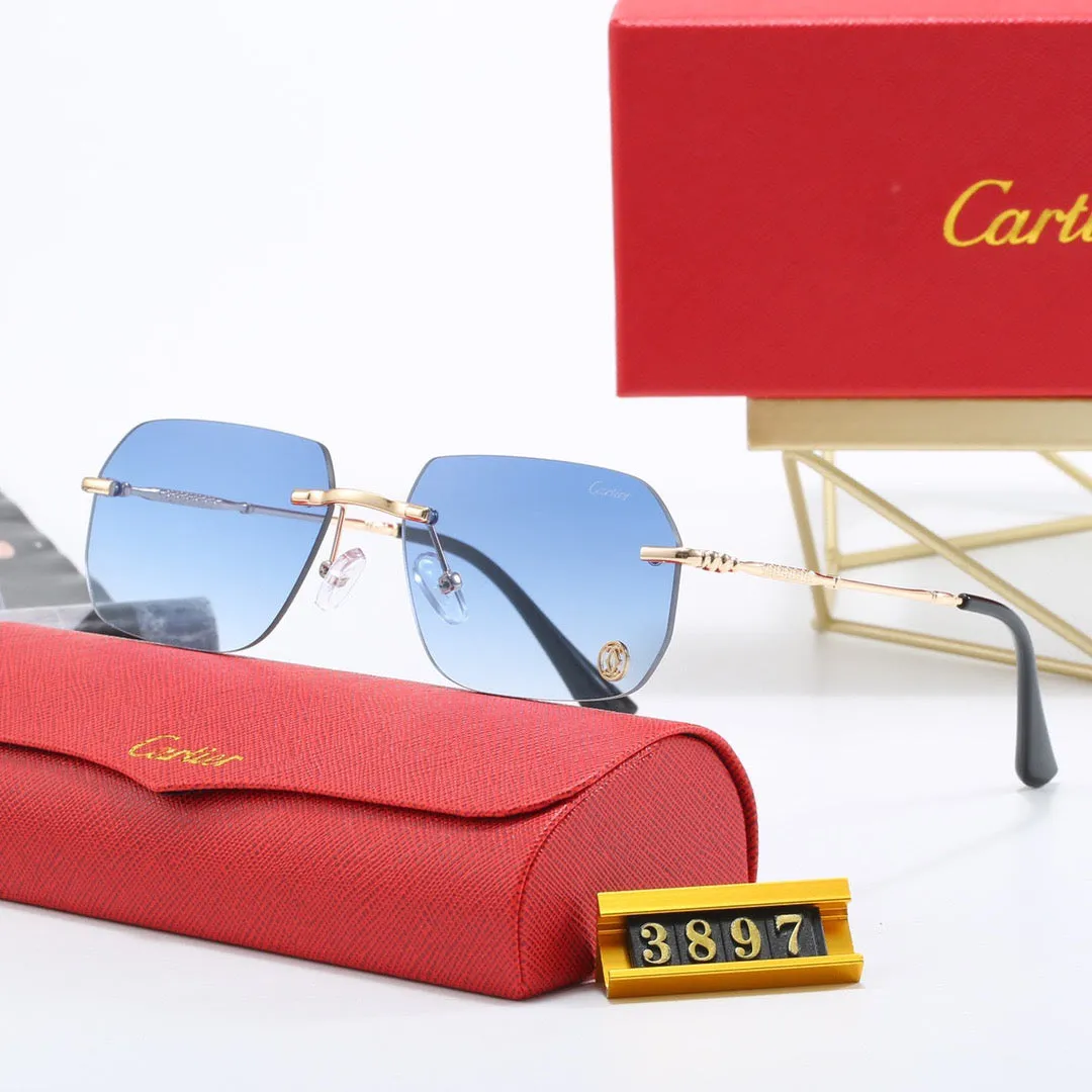 8-color fashionable CA letter sunglasses