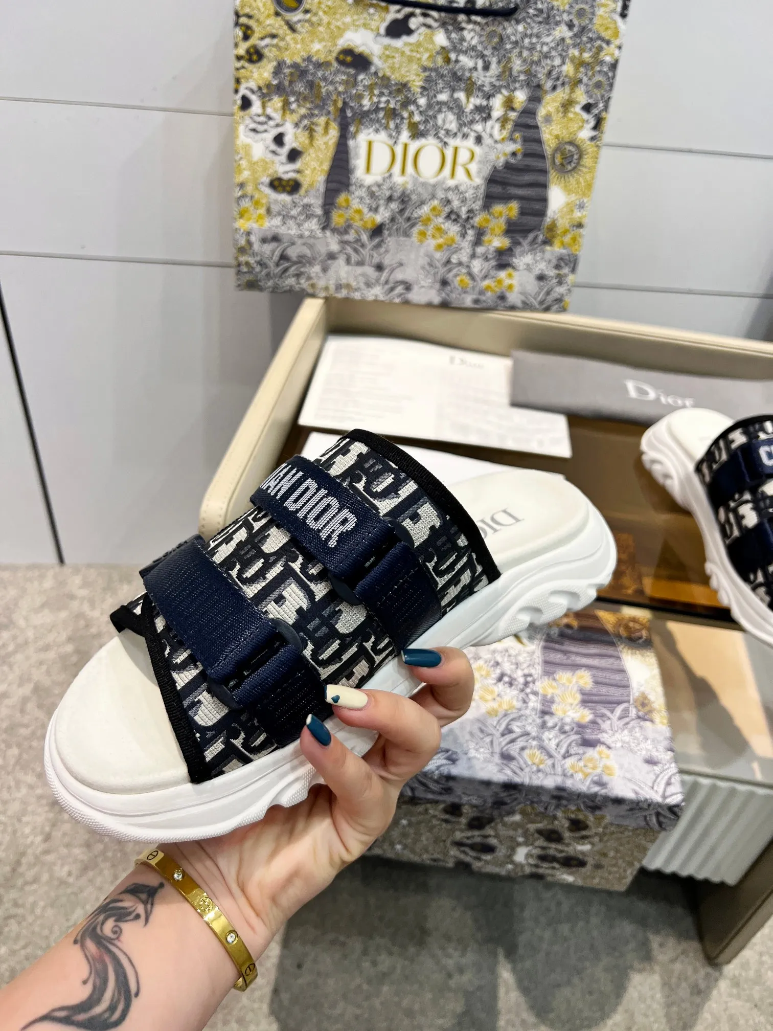 D new arrival men and women slippers heels 5 cm