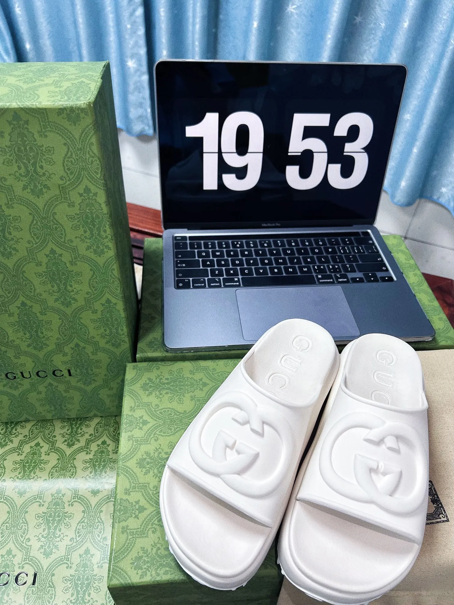 GG new arrival slippers heels 4-5 cm