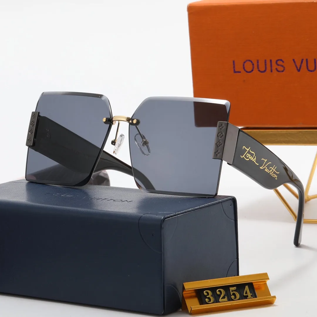 4 color fashion stitching four-leaf flower polarized sunglasses