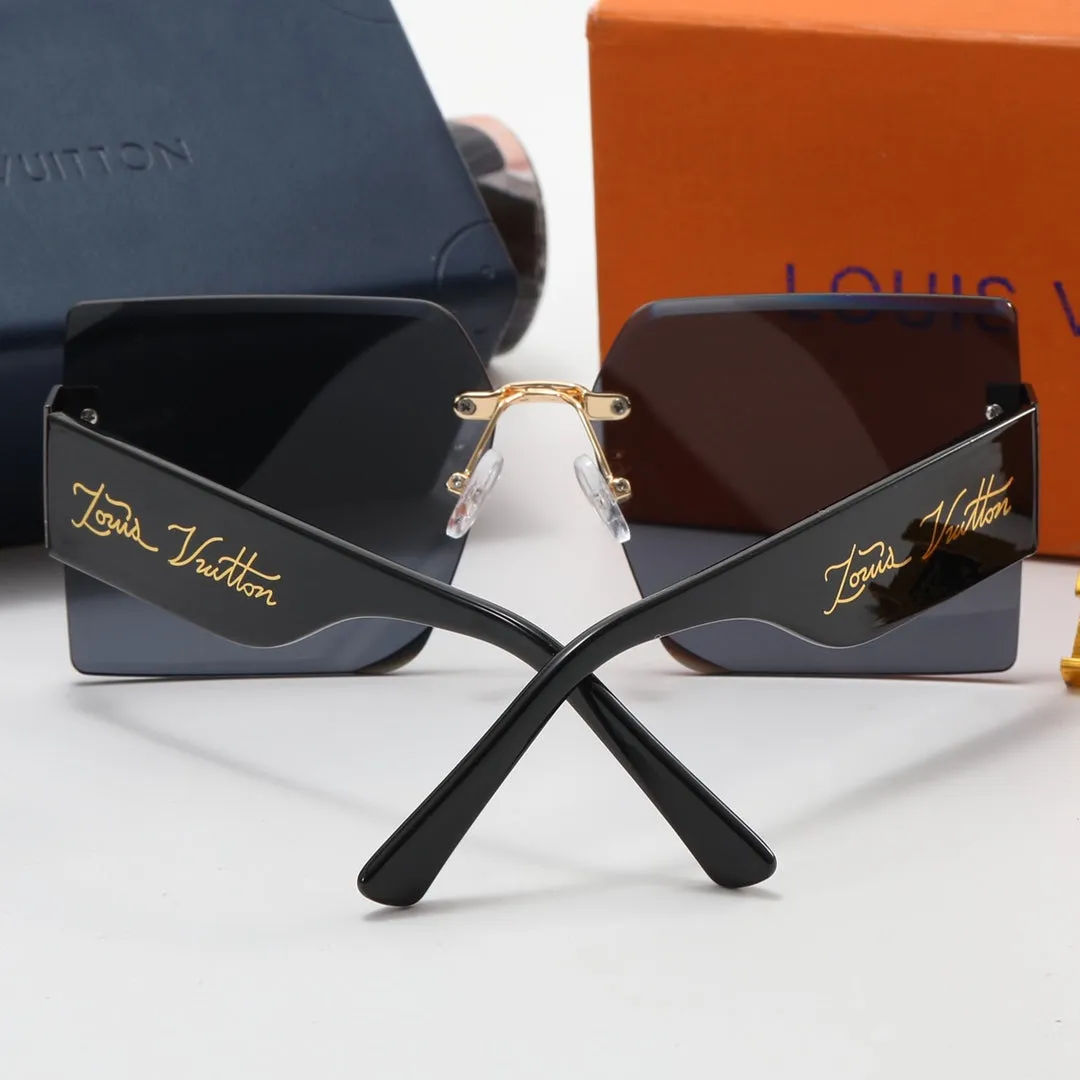 4 color fashion stitching four-leaf flower polarized sunglasses