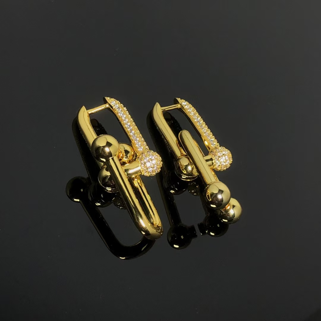 Tiffany HardWear Large Link Earrings - Best Replica Jewelry™