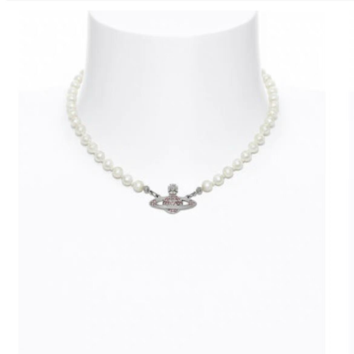 Vivienne Westwood Pink Saturn Necklace - Best Replica Jewelry™