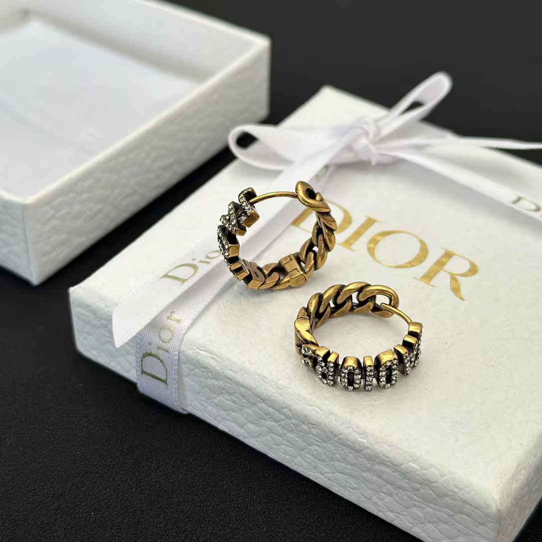 Dior JADIOR Hoop Earrings Ring - Two Wear Ways - Best Replica Jewelry™