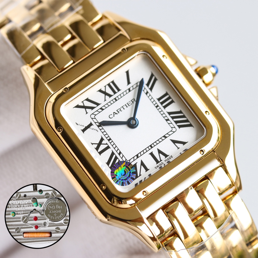 Cartier Panthère de Watch - Medium 27*37MM - Best Replica Jewelry™