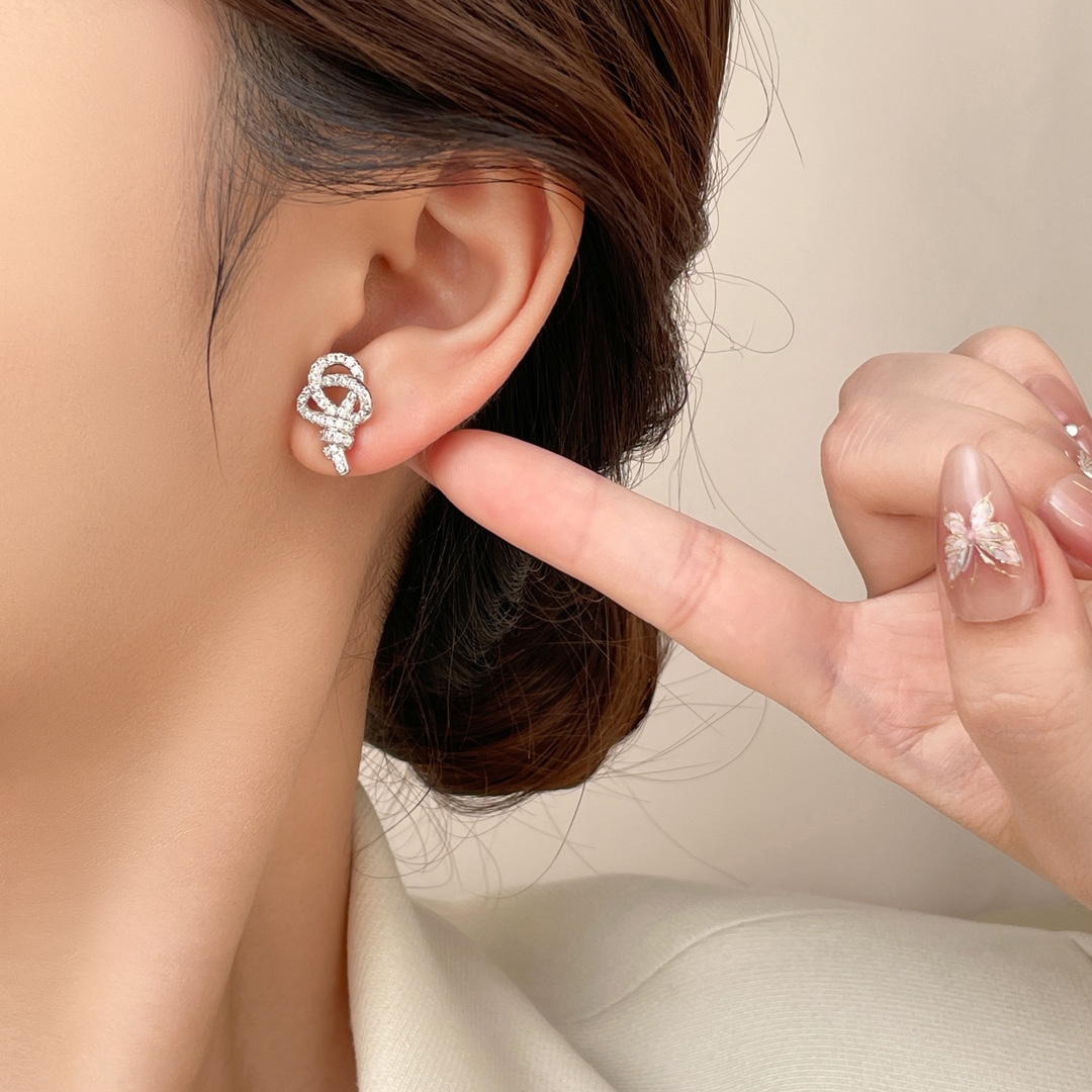 Tiffany Woven Rope Knot Earrings - Best Replica Jewelry™