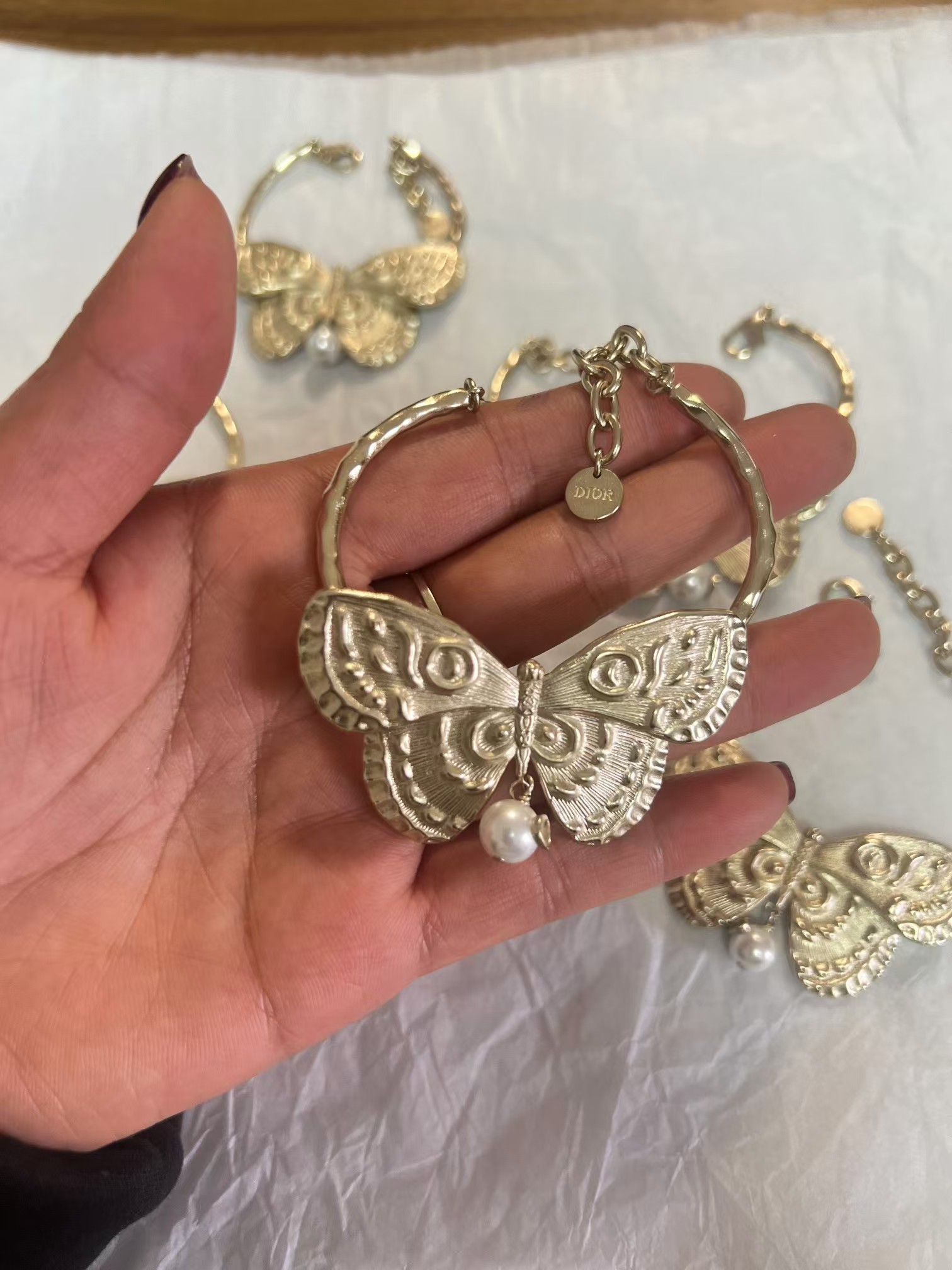 Dior Butterfly Bangle Bracelet - Best Replica Jewelry™