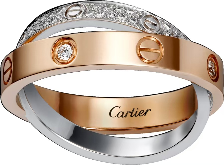 Cartier LOVE Ring - Mixed Metal Color - Best Replica Jewelry™