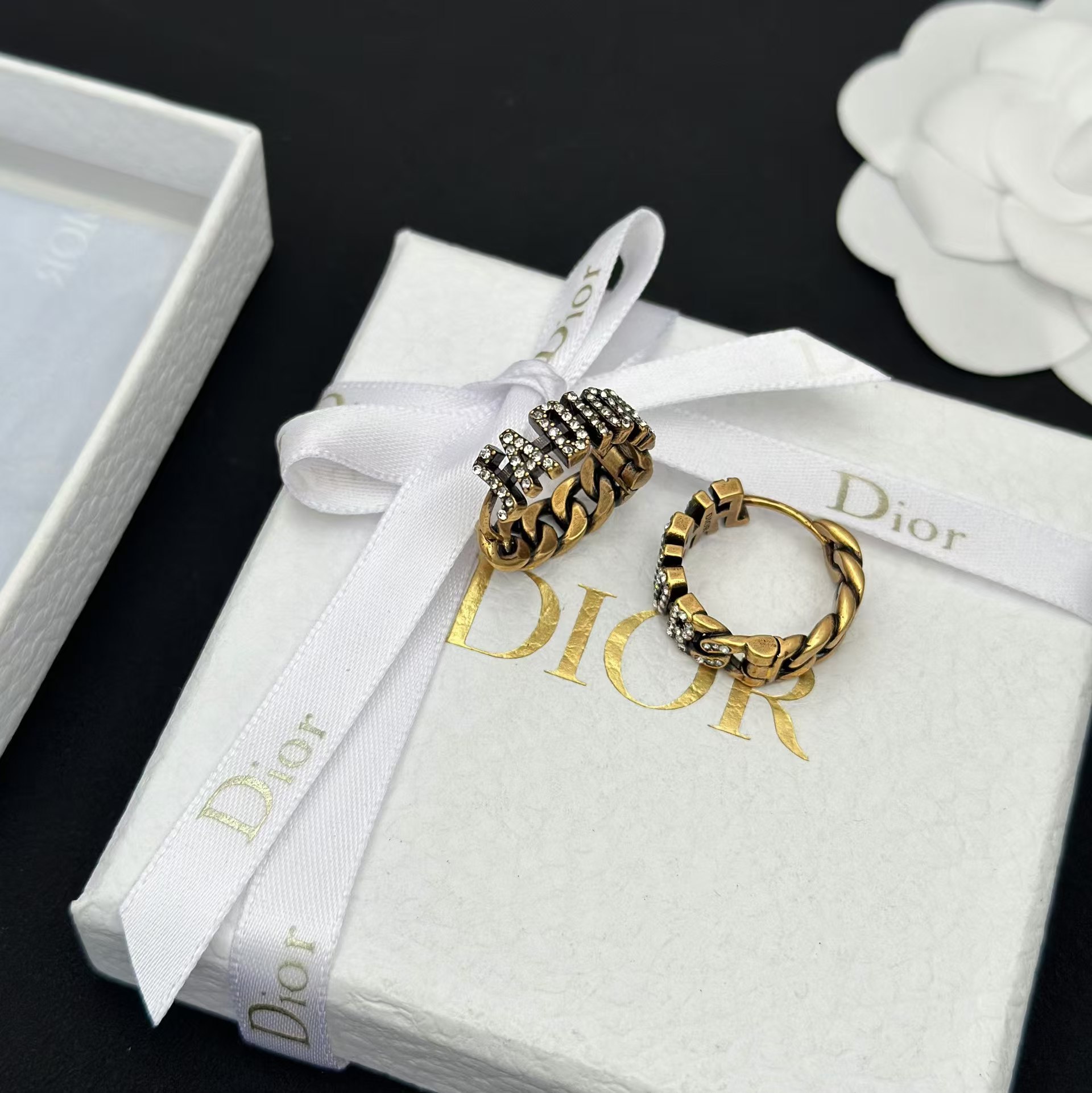 Dior JADIOR Hoop Earrings Ring - Two Wear Ways - Best Replica Jewelry™