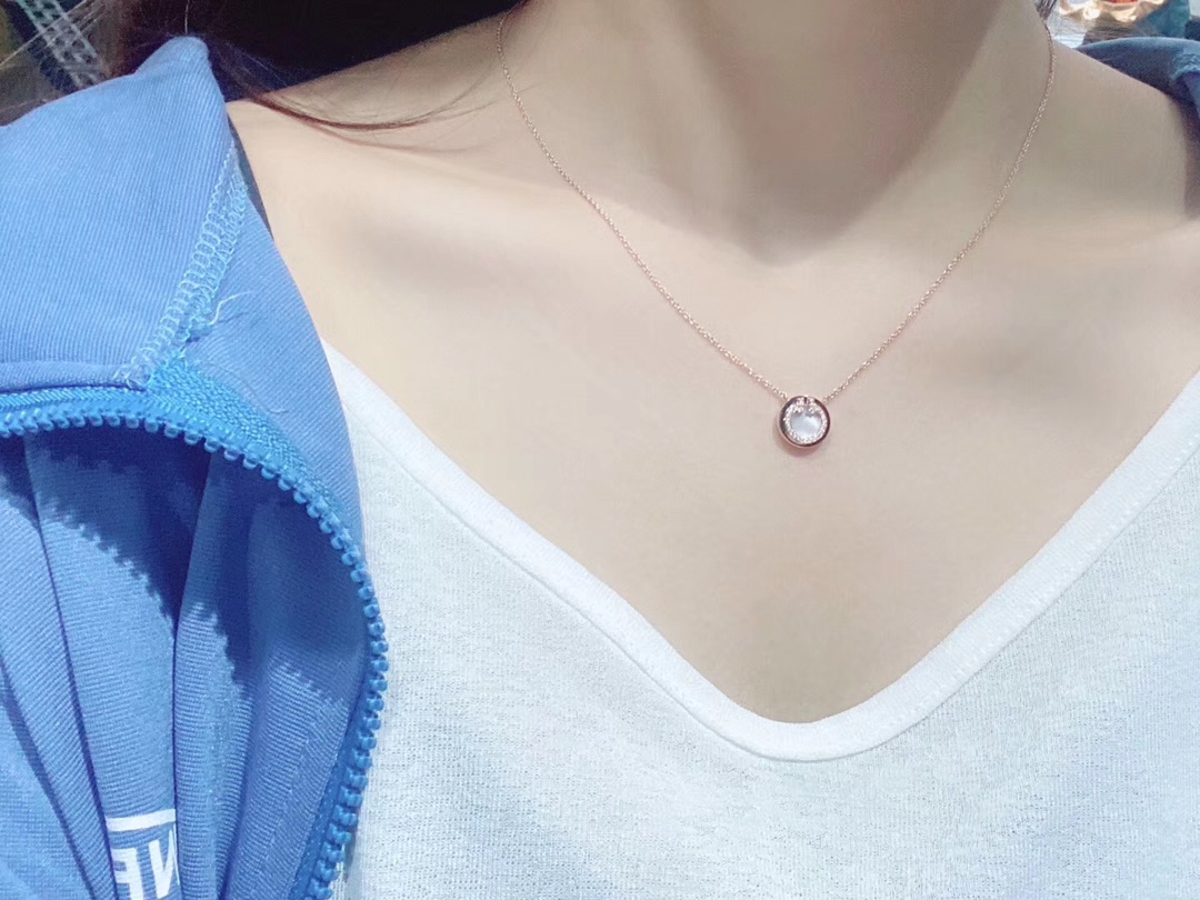 Tiffany Limited Version Round Pendant Necklace - Best Replica Jewelry™