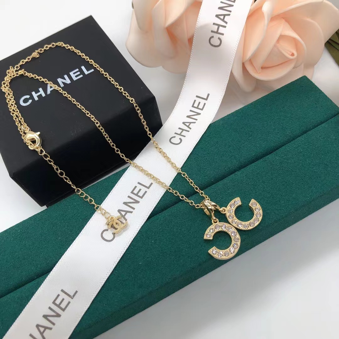 Chanel Separate Double C Pendant Necklace - Best Replica Jewelry™