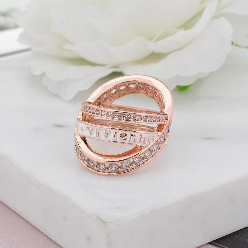 Vivienne Westwood Saturn Three Stacked Ring - Best Replica Jewelry™