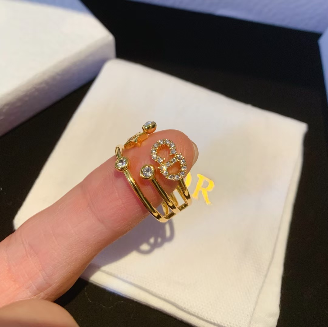 Dior CD Three Layers Ring - Best Replica Jewelry™