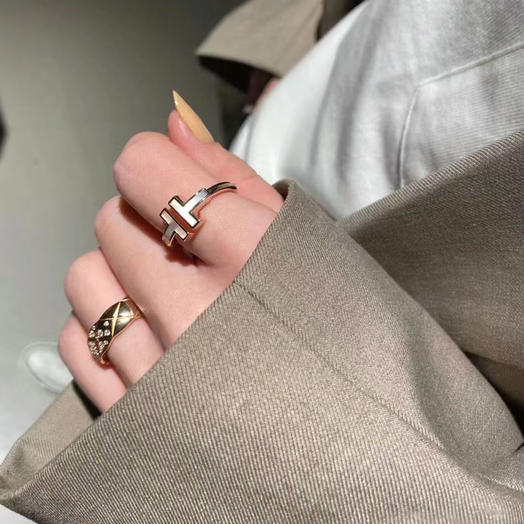 Tiffany Doube T Rings - Best Replica Jewelry™