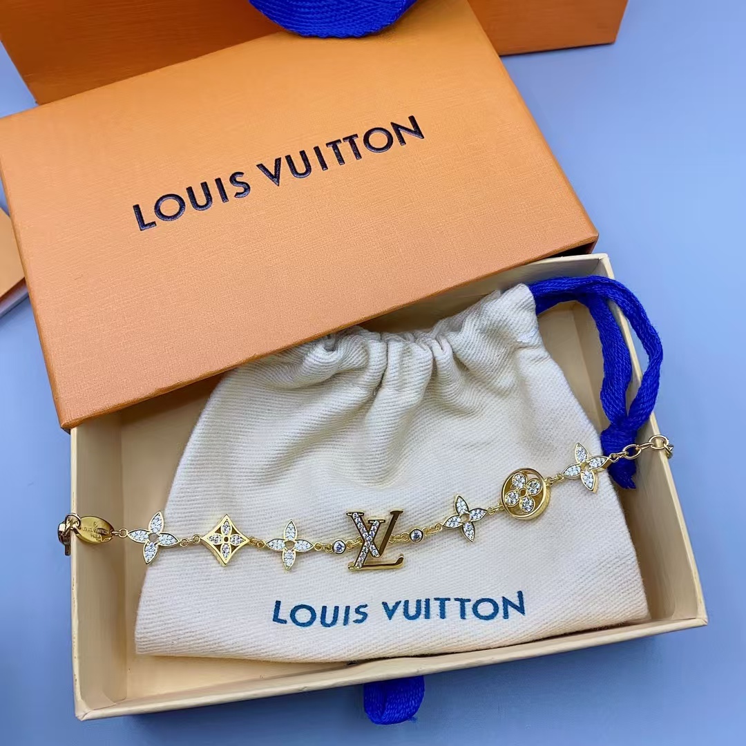 Louis Vuitton LV Letters Bracelet - Best Replica Jewelry™