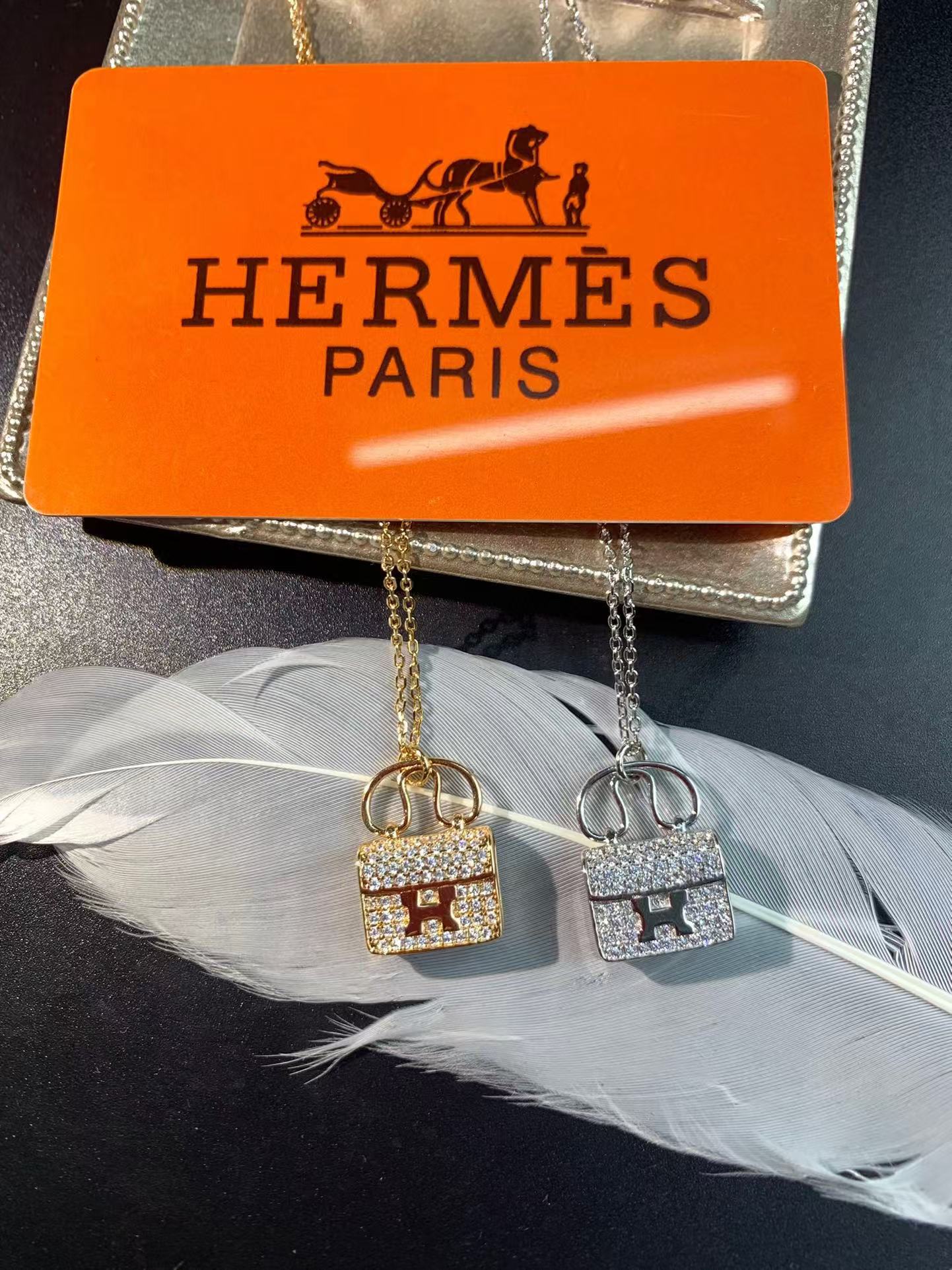Hermes Bag Pendant Necklace - Best Replica Jewelry™