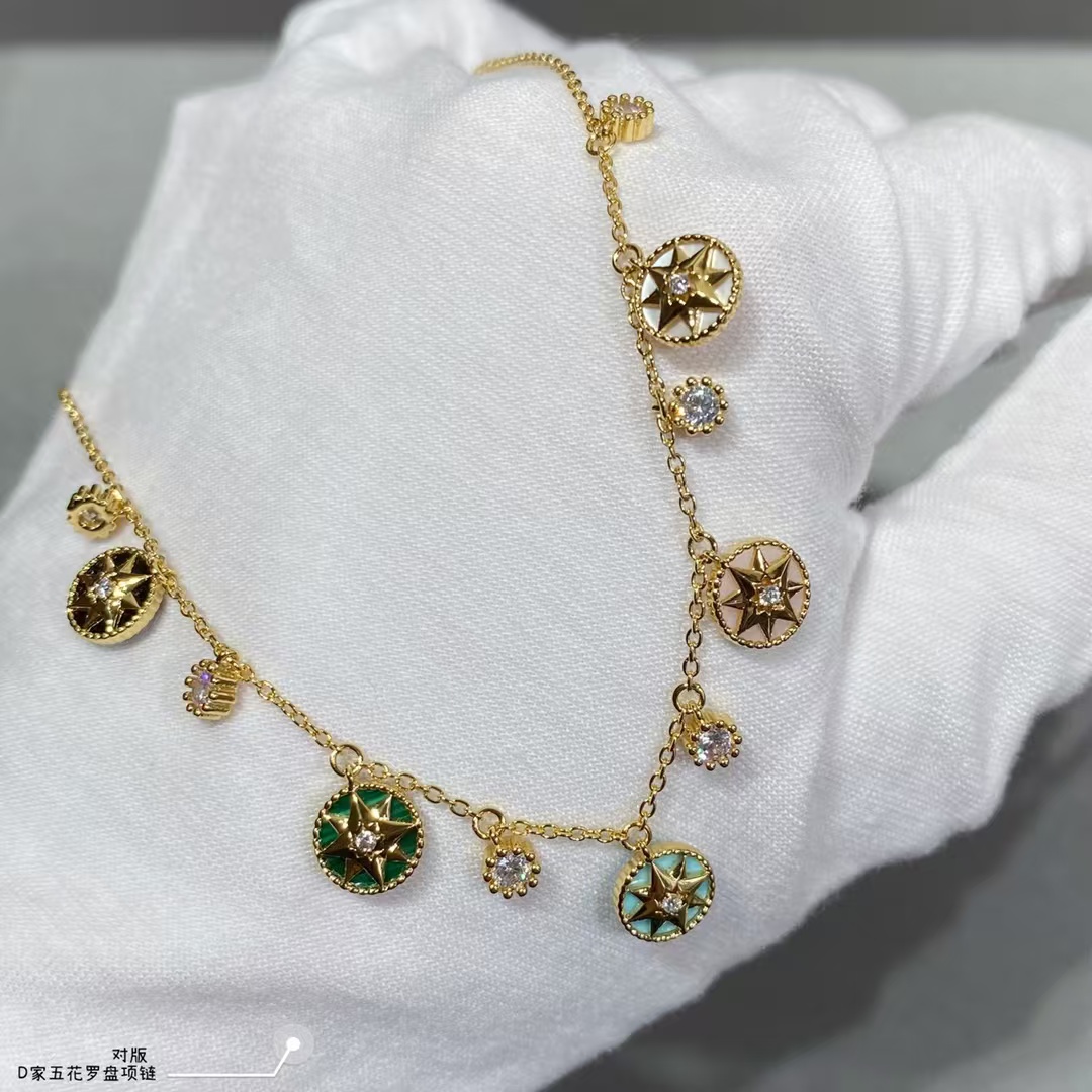 Dior Rose Des Vents Necklace - Best Replica Jewelry™