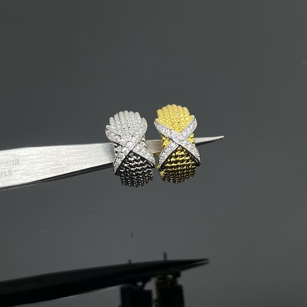 Tiffany Rope Six-Row Ear Clips Earrings - Best Replica Jewelry™