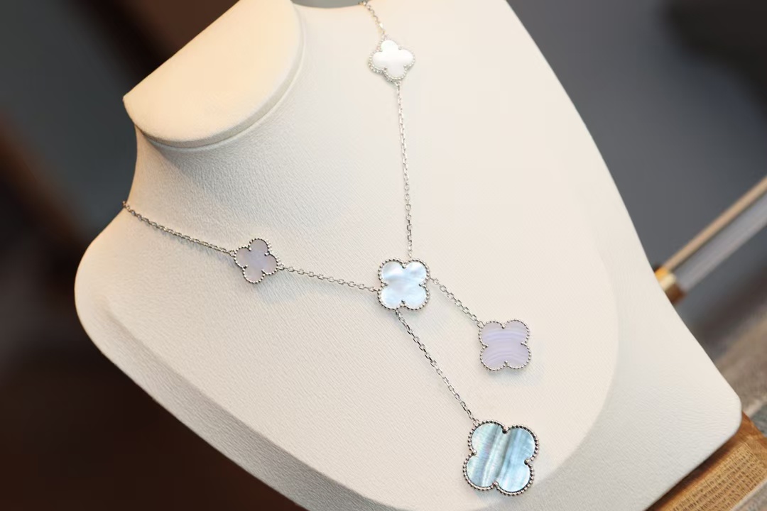 VCA Magic Alhambra Necklace, 6 Motifs - Best Replica Jewelry™