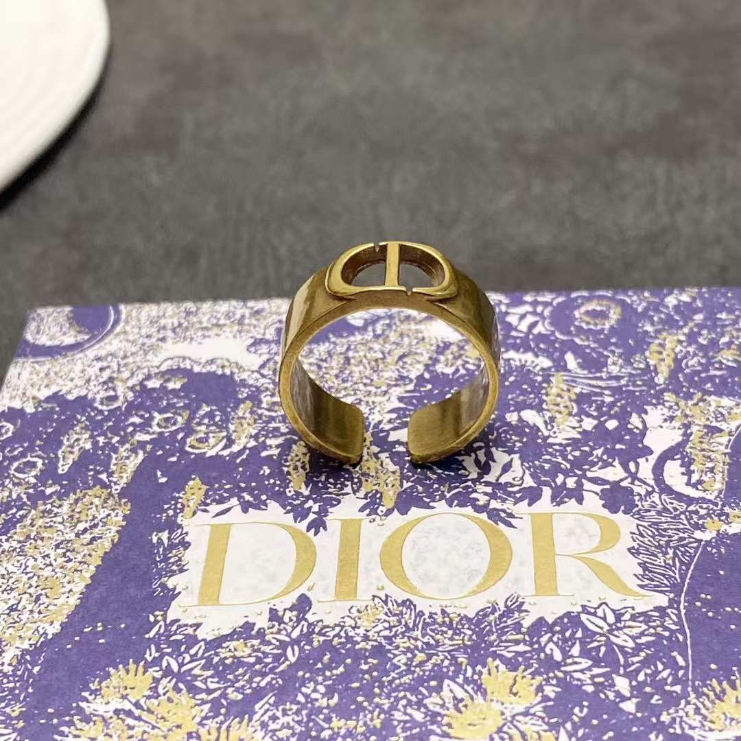Dior Vintage CD Open Ring - Best Replica Jewelry™