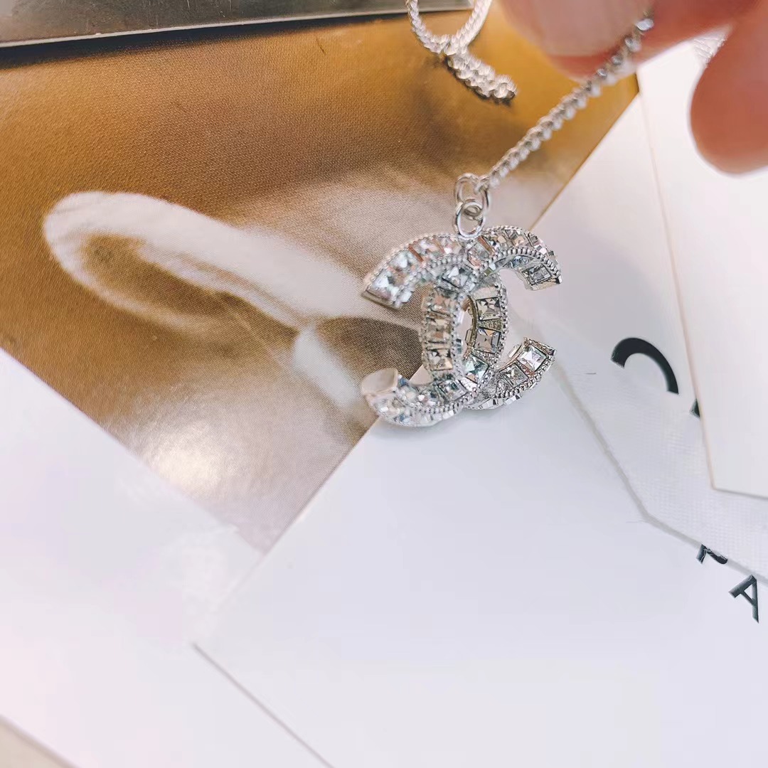 Chanel Silver Color Tassel Pendant Necklace - Best Replica Jewelry™