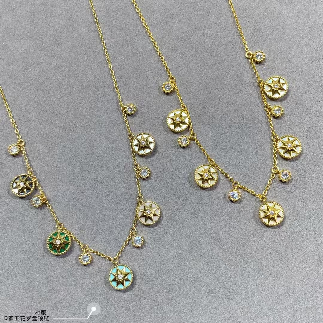 Dior Rose Des Vents Necklace - Best Replica Jewelry™