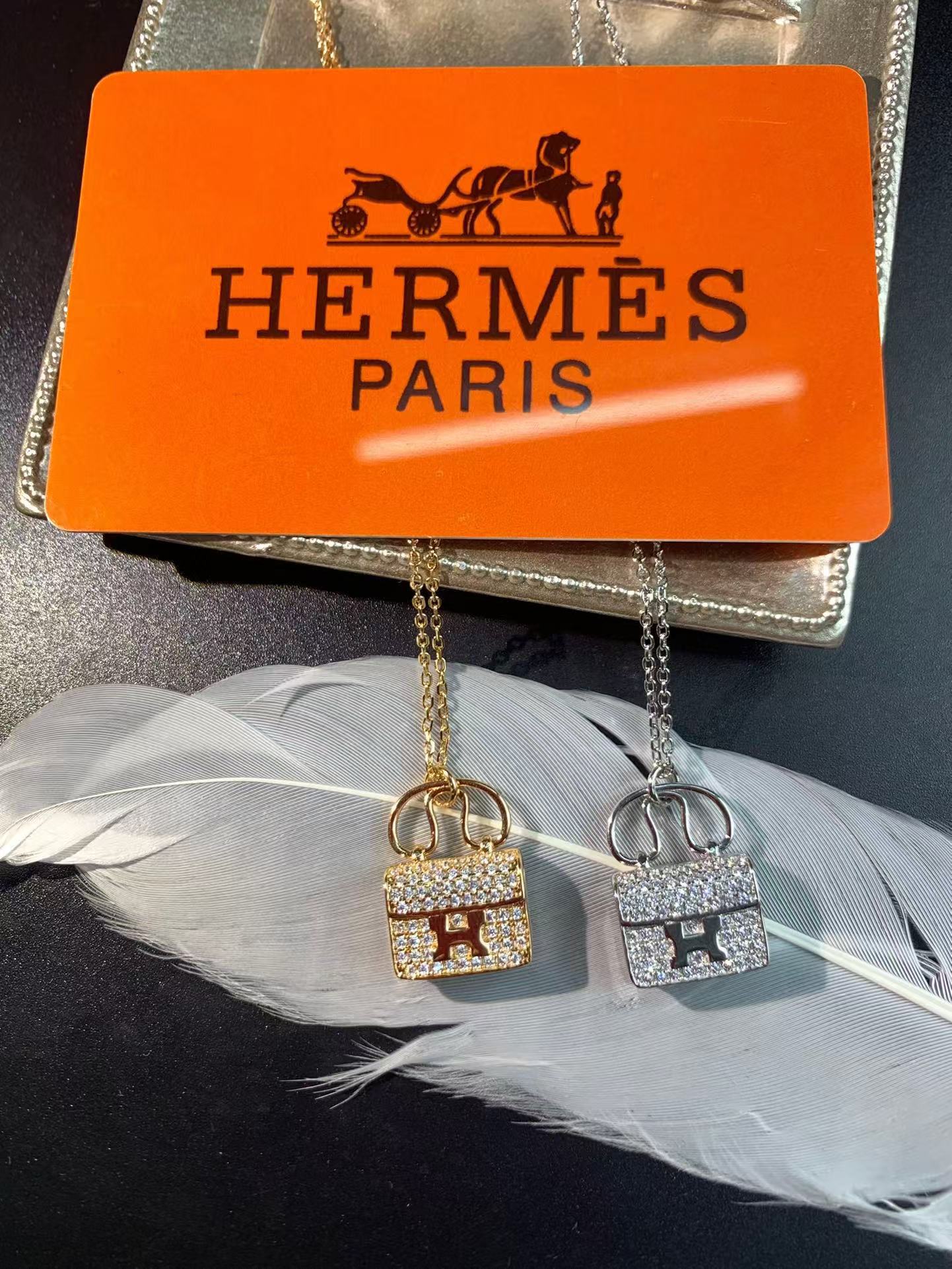 Hermes Bag Pendant Necklace - Best Replica Jewelry™