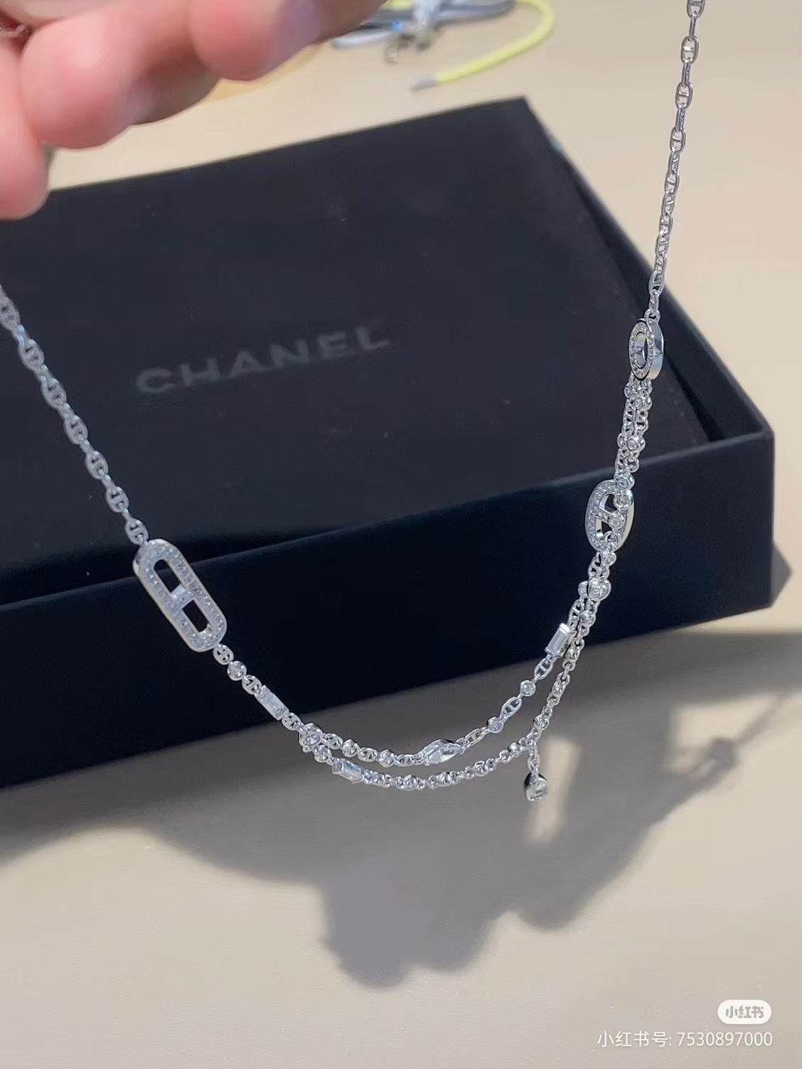 Hermes Pig Nose Teardrop Diamond Pendant Necklace - Best Replica Jewelry™