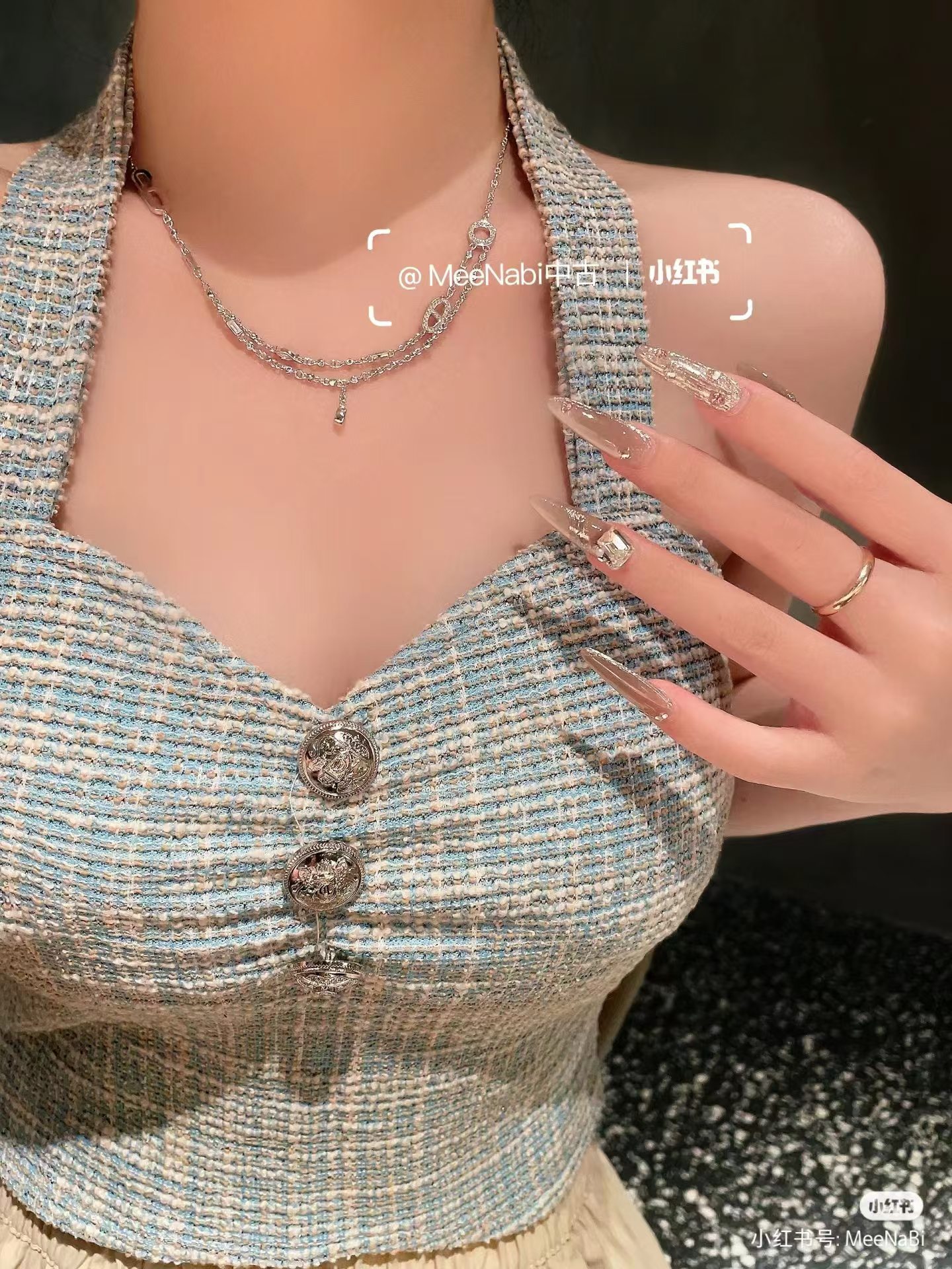 Hermes Pig Nose Teardrop Diamond Pendant Necklace - Best Replica Jewelry™