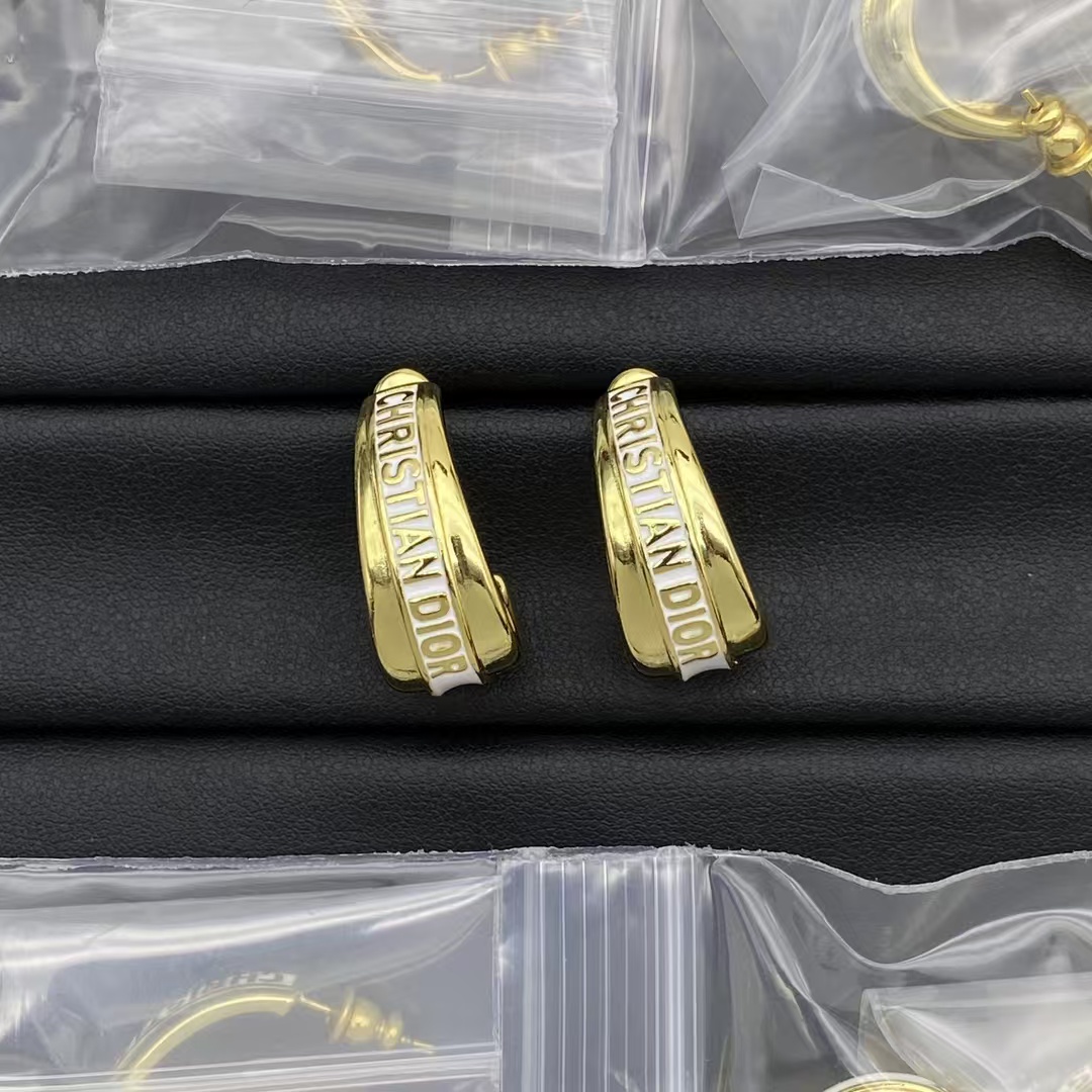 Christian Dior Hoop Earrings - Best Replica Jewelry™