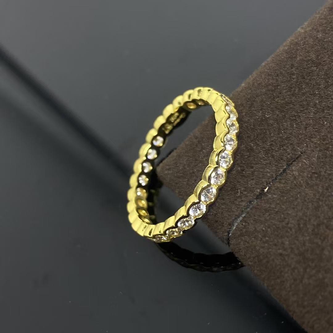 Cartier Diamond Paved Ring - Narrow - Best Replica Jewelry™