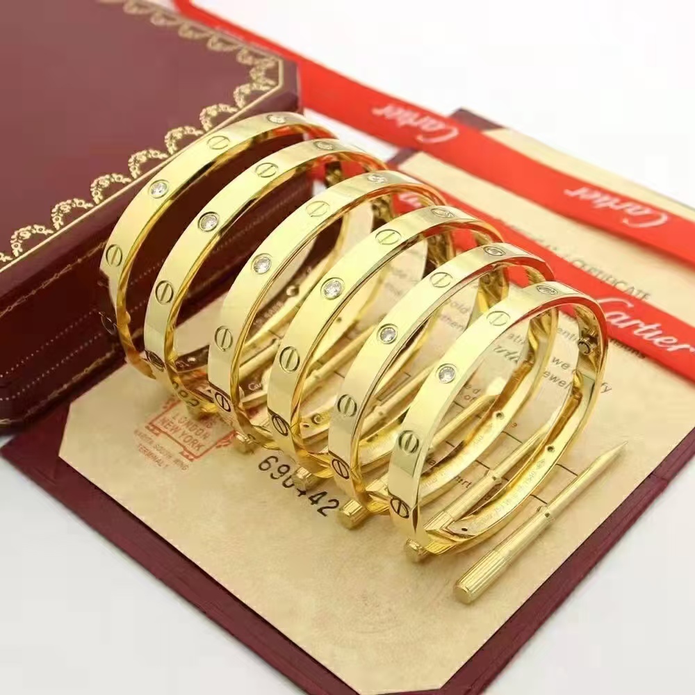 Cartier LOVE Bracelet Bangle, NO.16~NO.21 - Best Replica Jewelry™