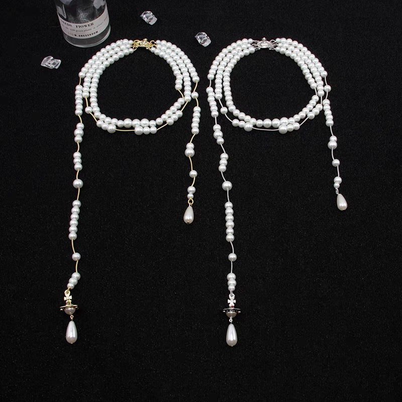 Vivienne Westwood Broken Pearl Necklace - Best Replica Jewelry™