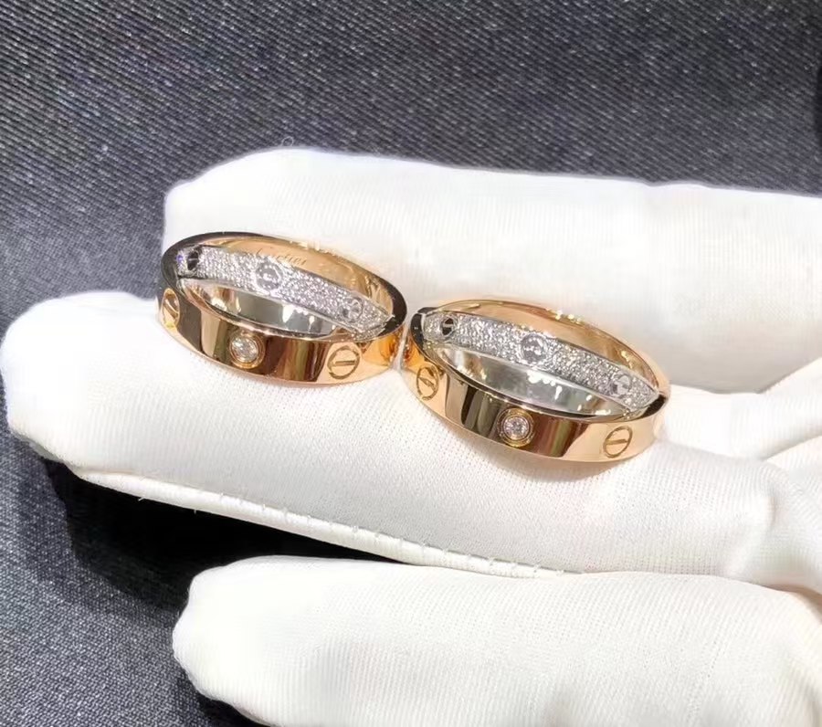 Cartier LOVE Ring - Mixed Metal Color - Best Replica Jewelry™