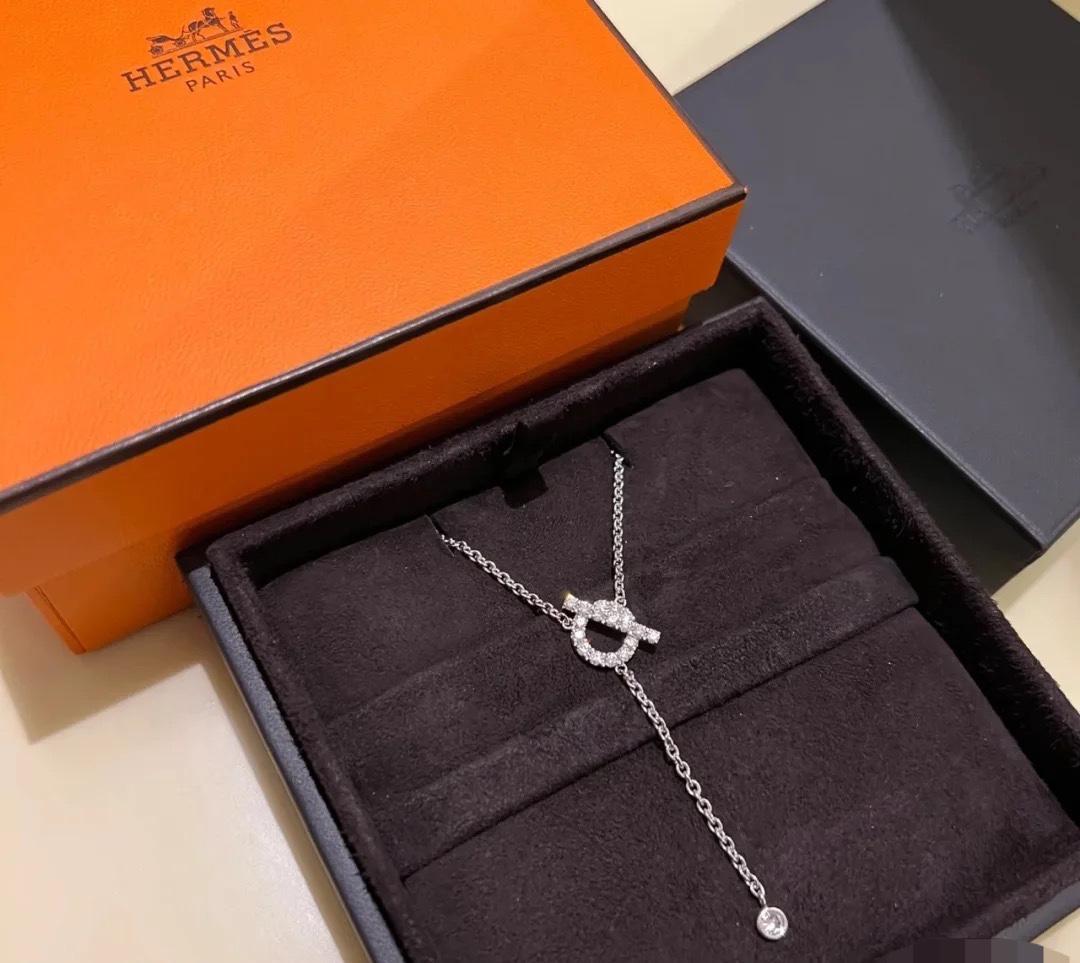 Hermes Q Tassel Y Style Necklace - Best Replica Jewelry™