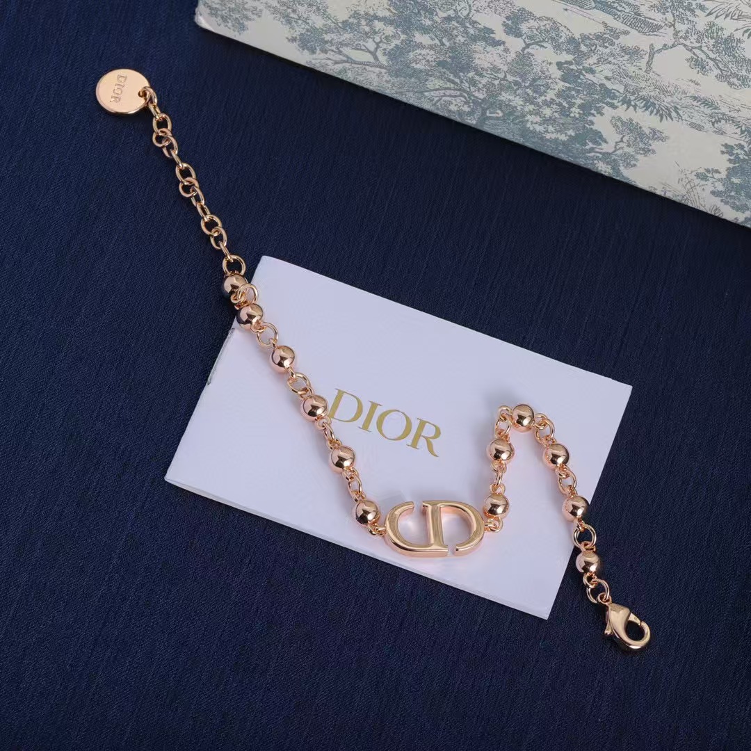 Dior Rose Gold Necklace and Bracelet - Best Replica Jewelry™