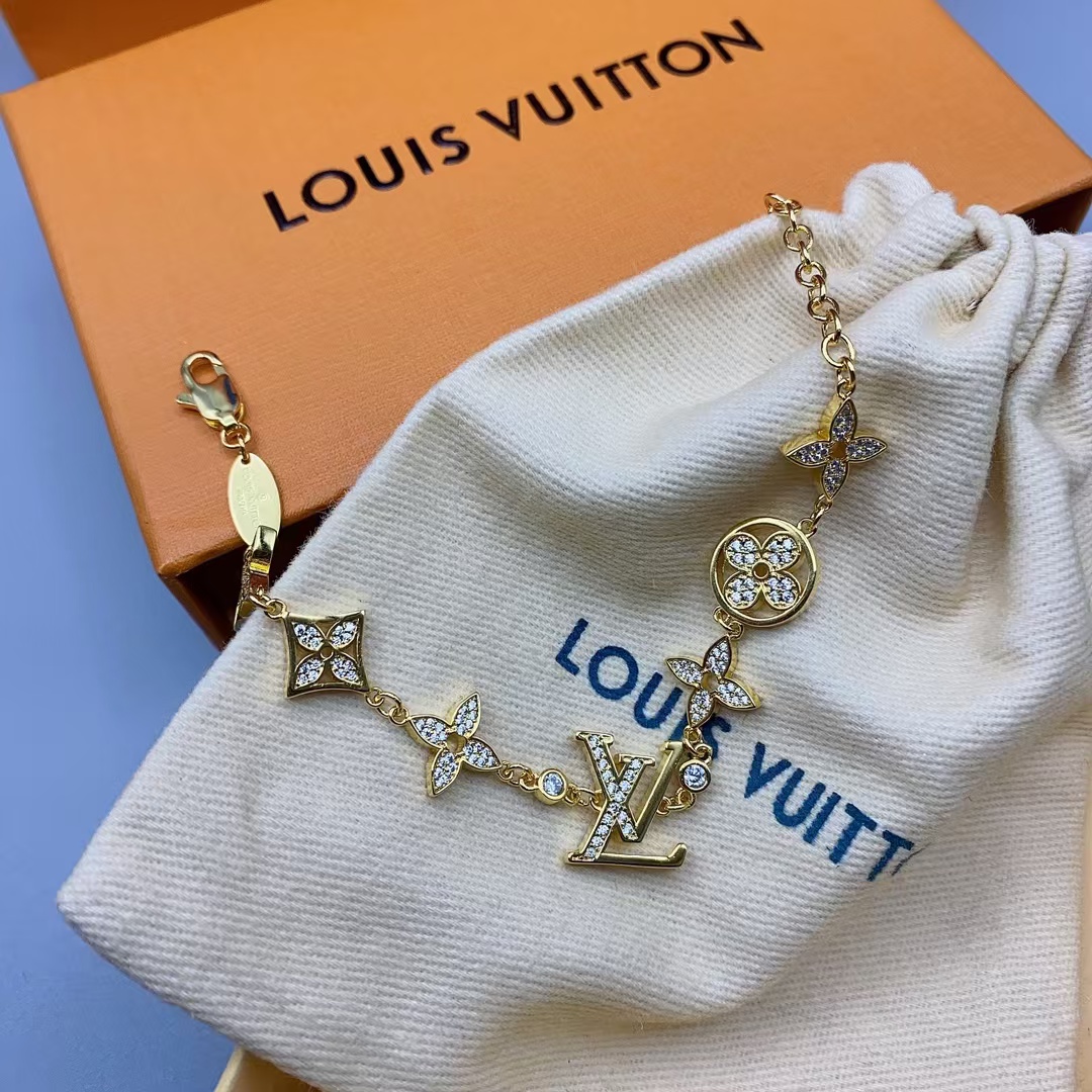 Louis Vuitton LV Letters Bracelet - Best Replica Jewelry™