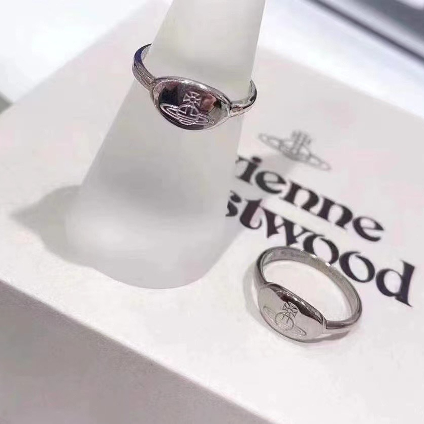 Vivienne Westwood Debossed Stamped Saturn Ring - Best Replica Jewelry™