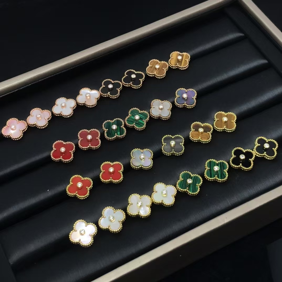 VCA Vintage Alhambra Earrings - Best Replica Jewelry™