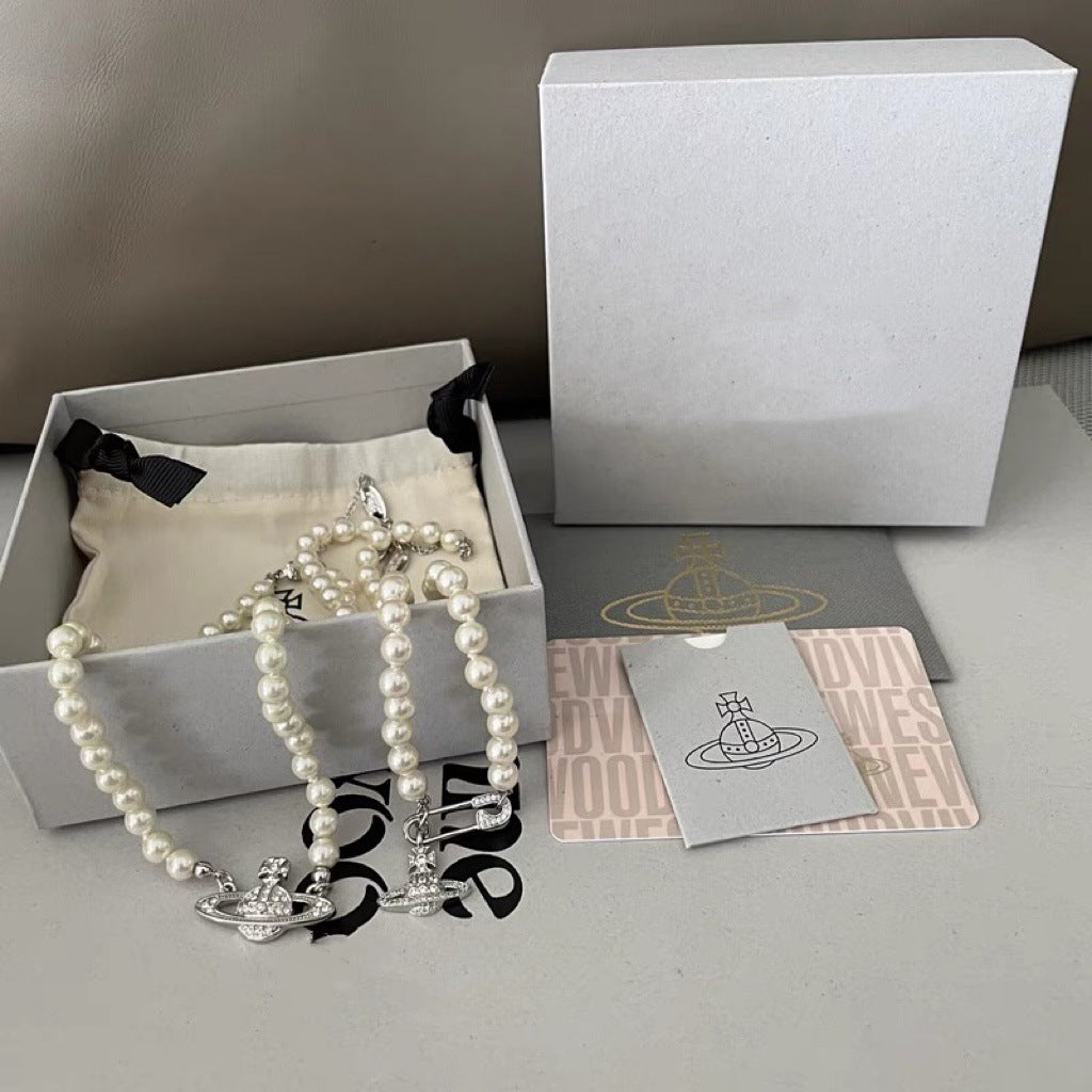 Vivienne Westwood Saturn Necklace - Best Replica Jewelry™
