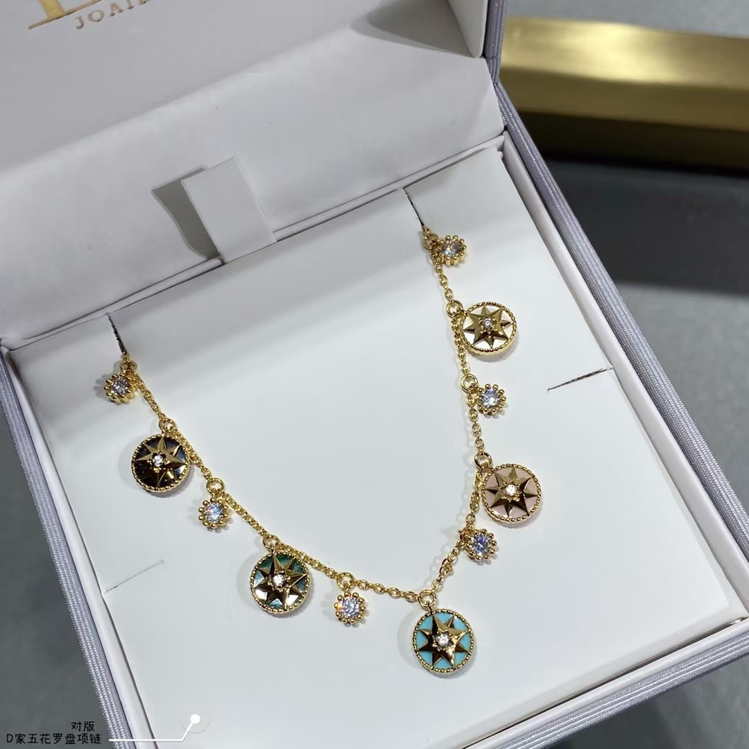 Dior Rose Des Vents Necklace - Best Replica Jewelry™