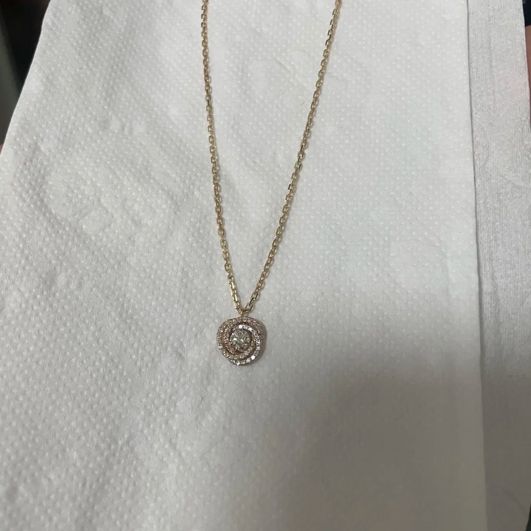Cartier Full Diamond Paved Trinity Pendant Necklace - Best Replica Jewelry™