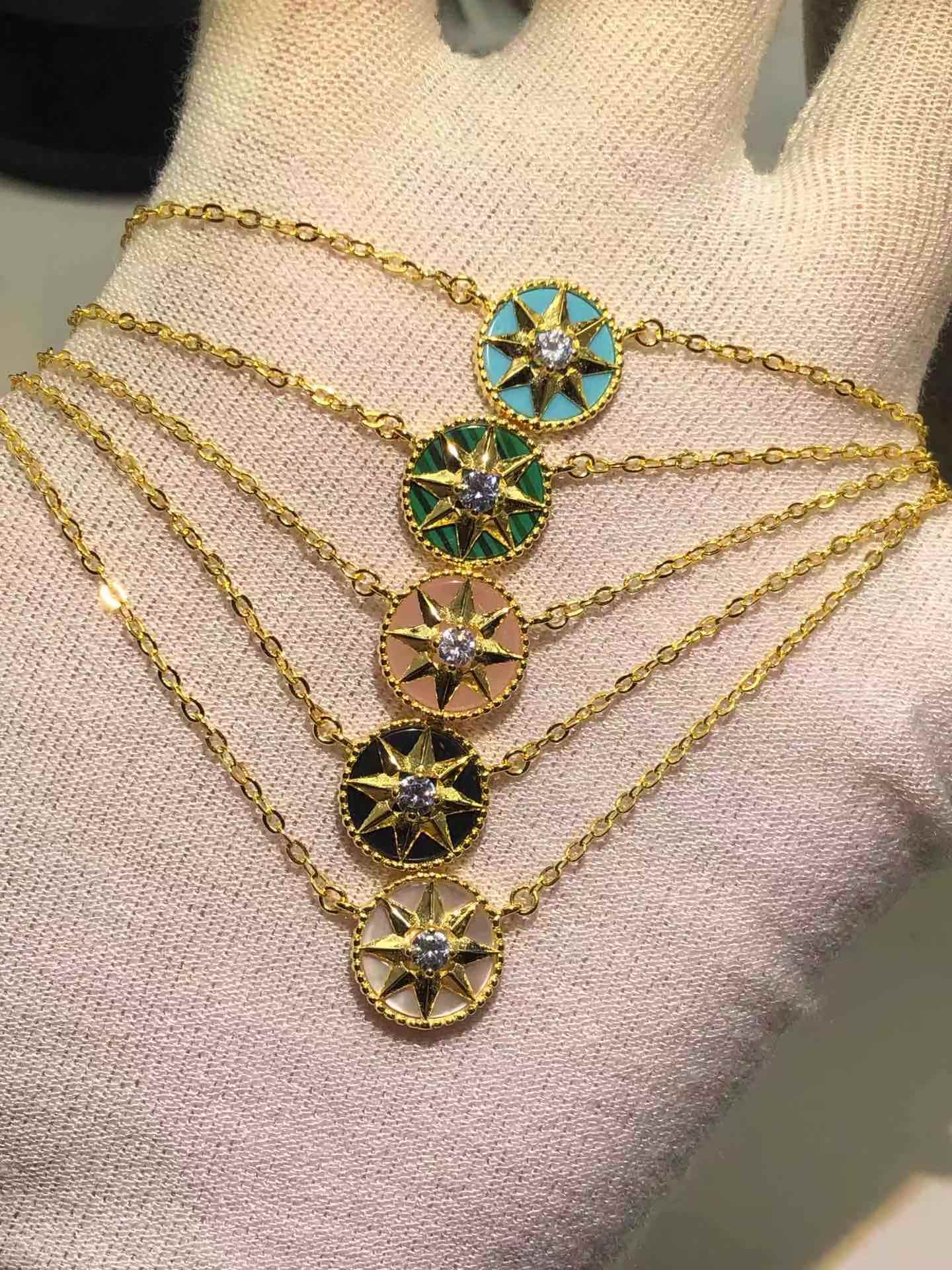 Dior Rose Des Vents Pendant Necklace - Best Replica Jewelry™