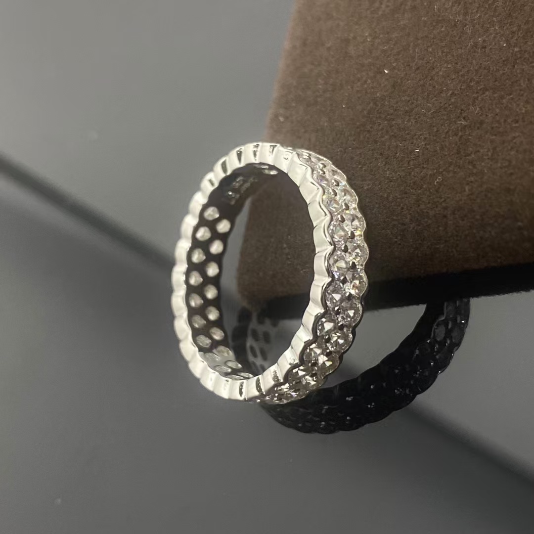 Cartier Diamond Paved Ring - Wide - Best Replica Jewelry™
