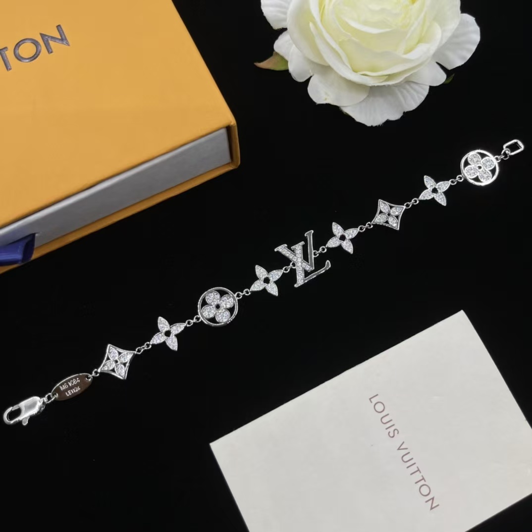 Louis Vuitton Star Sun LV Letters Bracelet - Best Replica Jewelry™