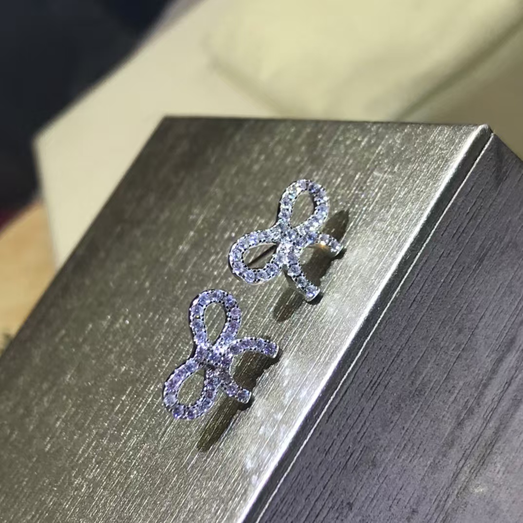 Tiffany Bow Knot Earrings - Best Replica Jewelry™