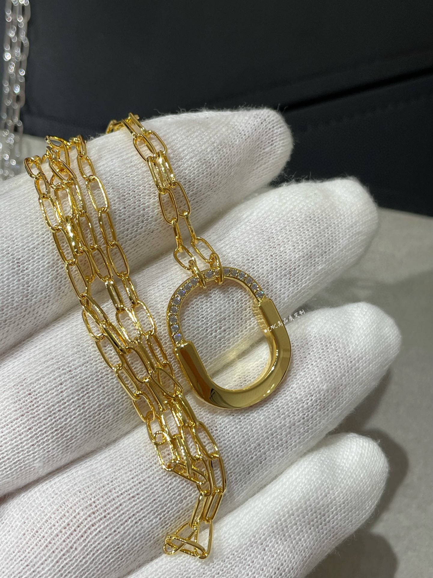 Tiffany Long Lock Pendant Necklace - Best Replica Jewelry™