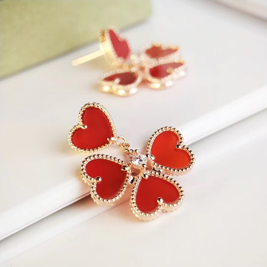 VCA Sweet Heart Earrings - Best Replica Jewelry™