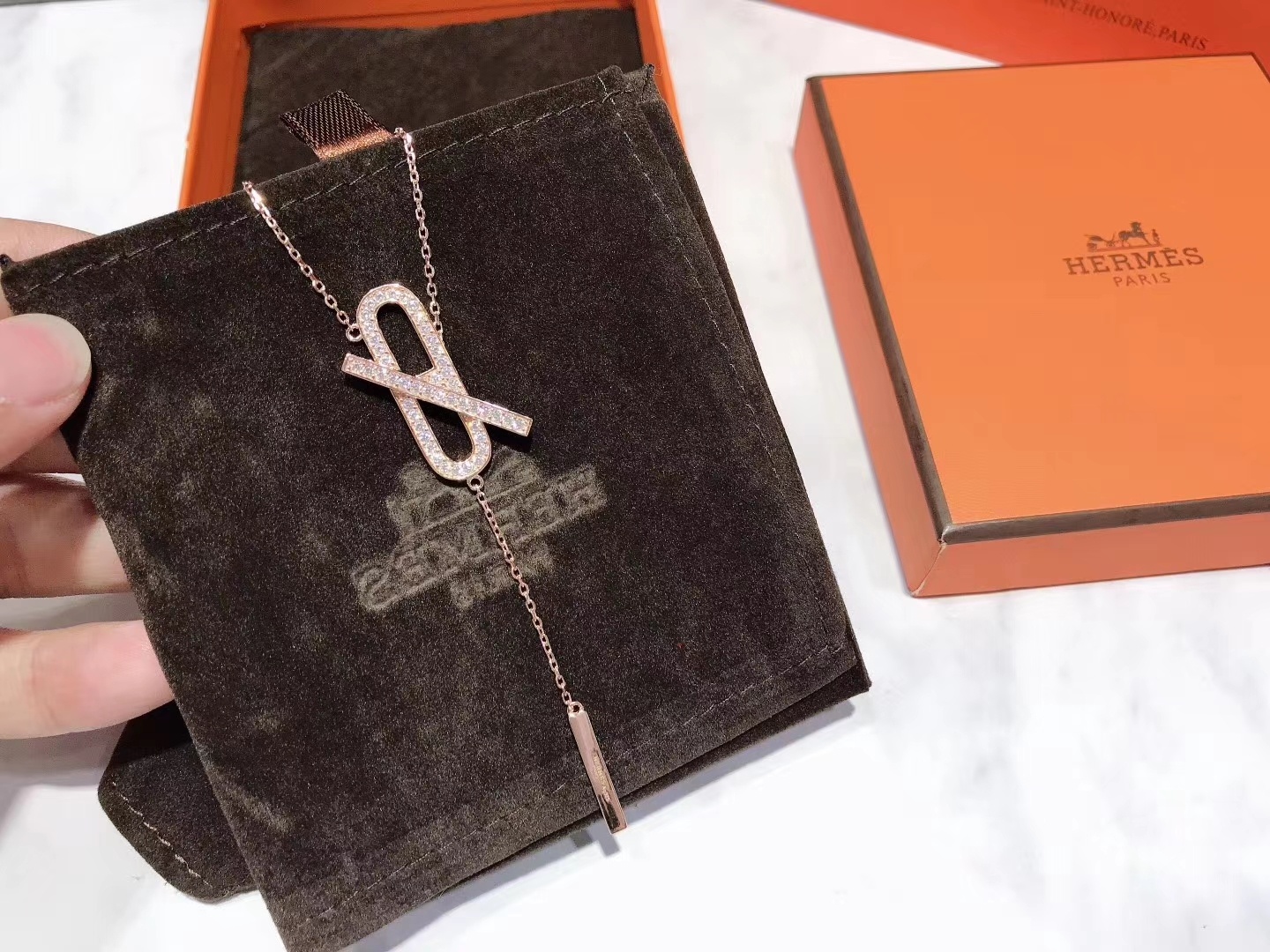 Hermes Hot Sale Pig Nose Necklace - Best Replica Jewelry™