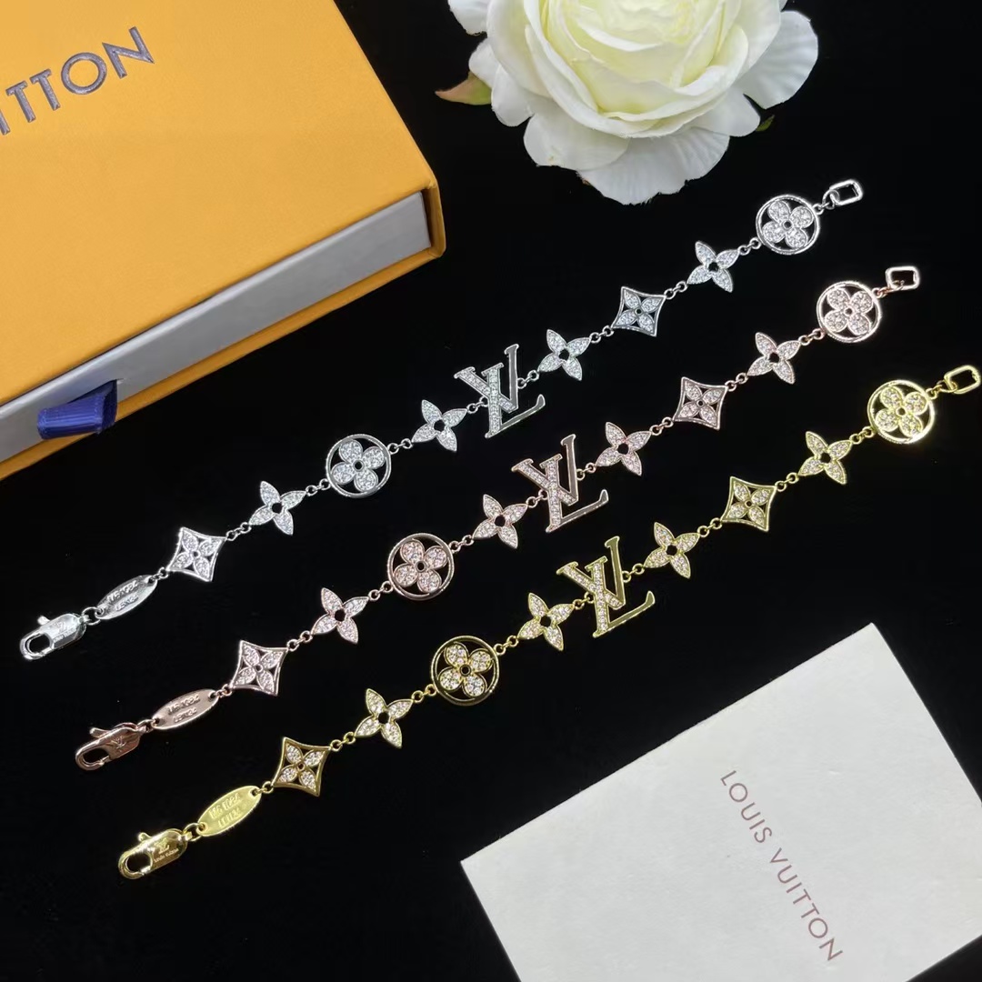 Louis Vuitton Star Sun LV Letters Bracelet - Best Replica Jewelry™